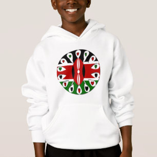 Lovely Hearts Kenya: Flag Love and Unity Art Motif