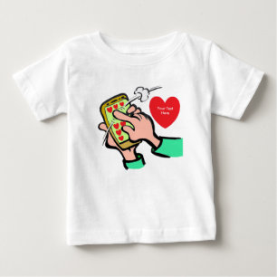 Lovely Hearts Phone Swipe T-shirt