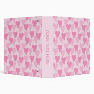 Lovely Hearts Seamless Pattern Binder