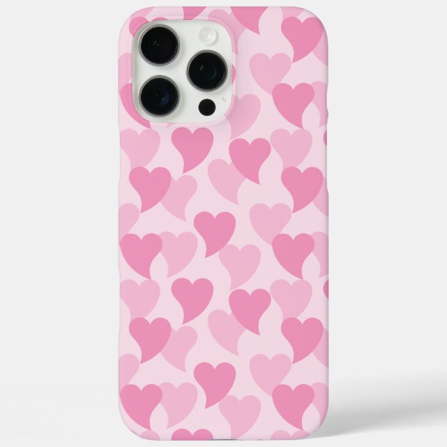 Lovely Hearts Seamless Pattern Case-Mate iPhone Case (Back)