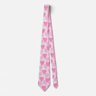 Lovely Hearts Seamless Pattern Tie