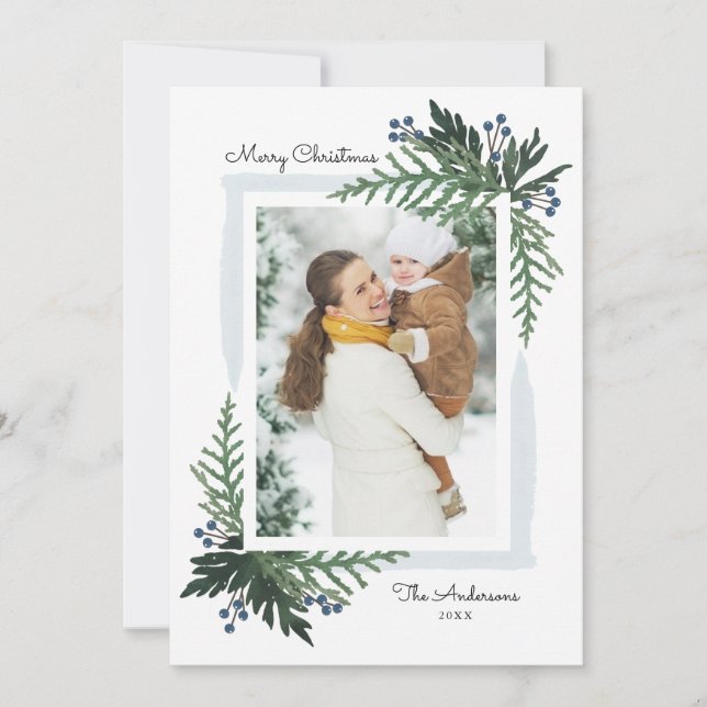 Lovely Holiday - Carte photo de Noël (Devant)