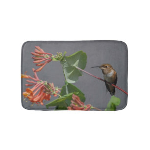 Lovely Hummingbird Bath Mat