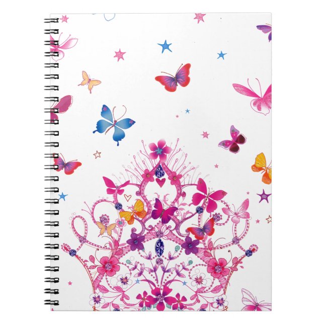 Lovely Infinity Butterfly Notebook (Front)
