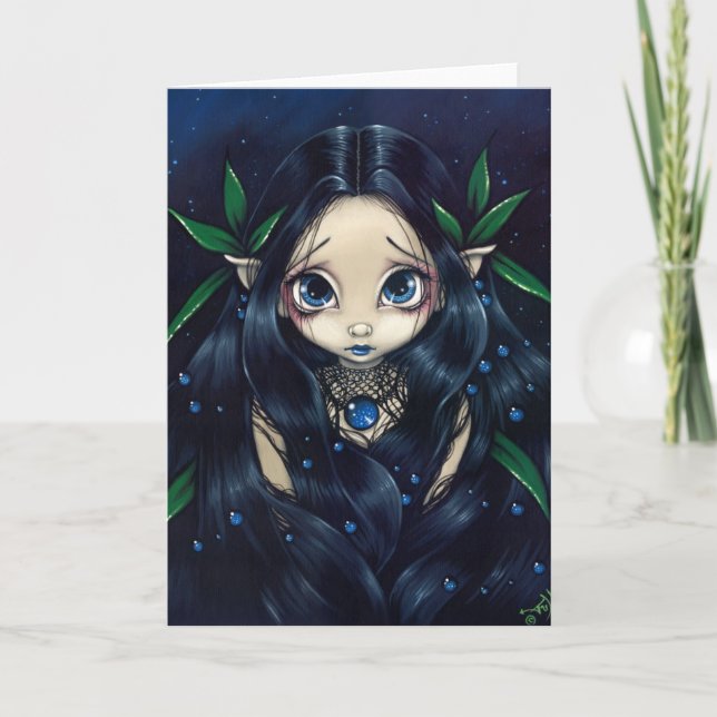 "Lovely is the Night" Greeting Card (Front)