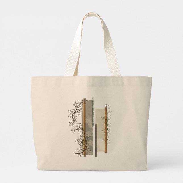 Lovely Ivy Large Tote Bag (Back)