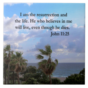 LOVELY JOHN 11:25 PHOTO DESIGN TILE