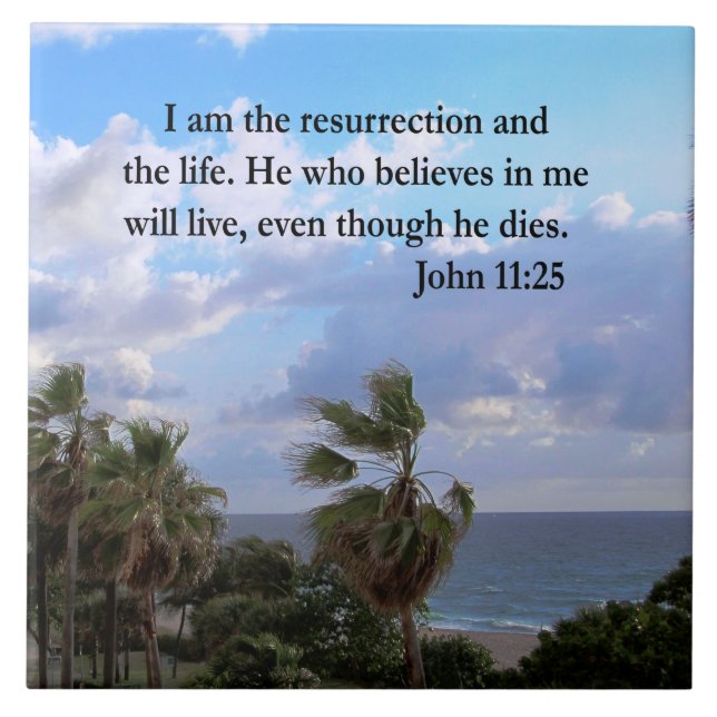 LOVELY JOHN 11:25 PHOTO DESIGN TILE (Front)
