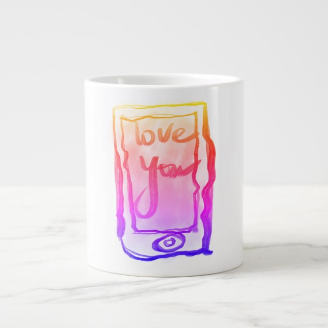 Lovely jumbo mug (Front)