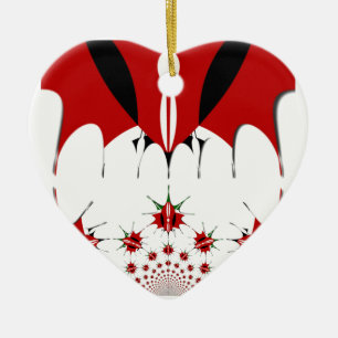 Lovely Kenya Flag. Ceramic Ornament