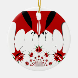 Lovely Kenya Flag. Ceramic Ornament