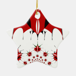 Lovely Kenya Flag. Ceramic Ornament