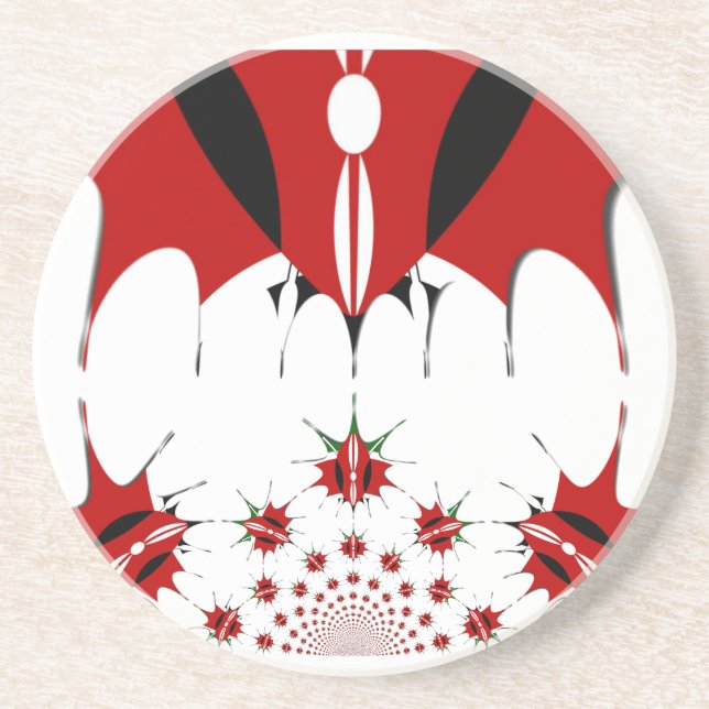 Lovely Kenya Flag. Coaster (Front)