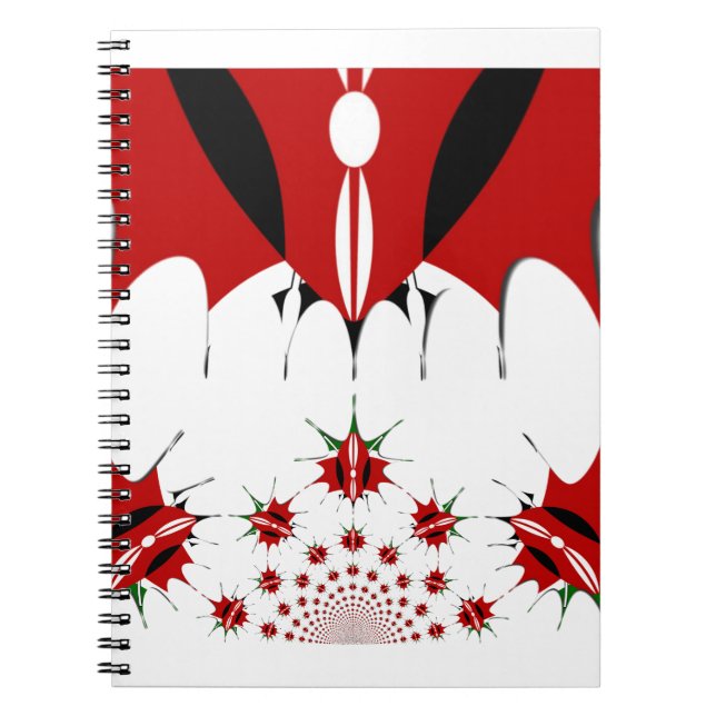 Lovely Kenya Flag. Notebook (Front)