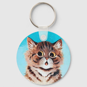 Lovely Kitten, Louis Wain Keychain