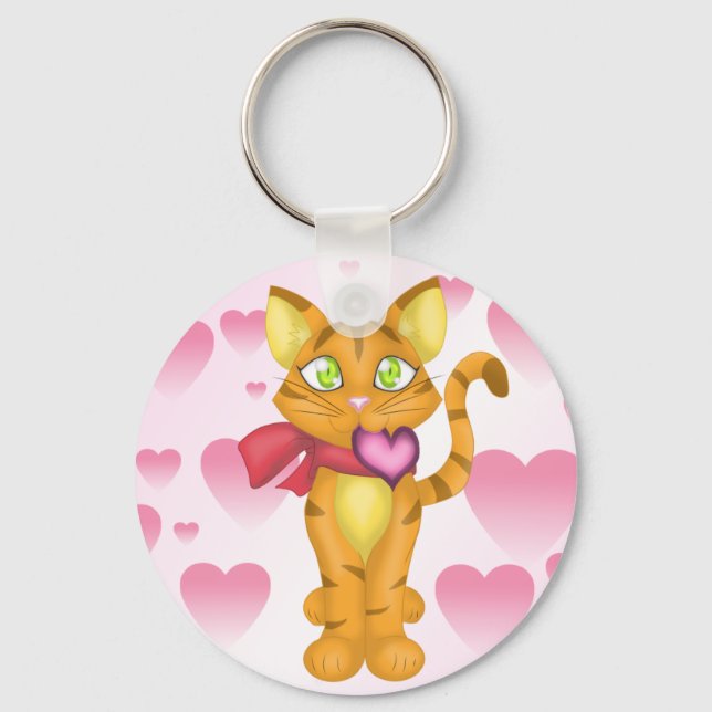 Lovely Kitty Keychain (Front)