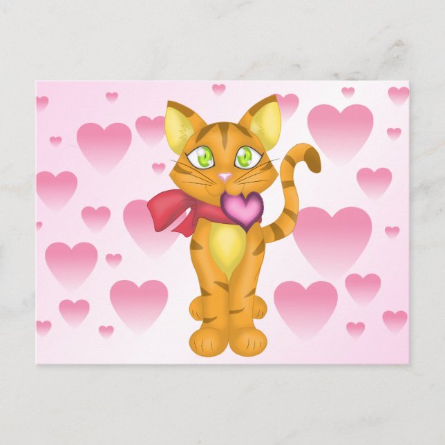Lovely Kitty Postcard (Front)