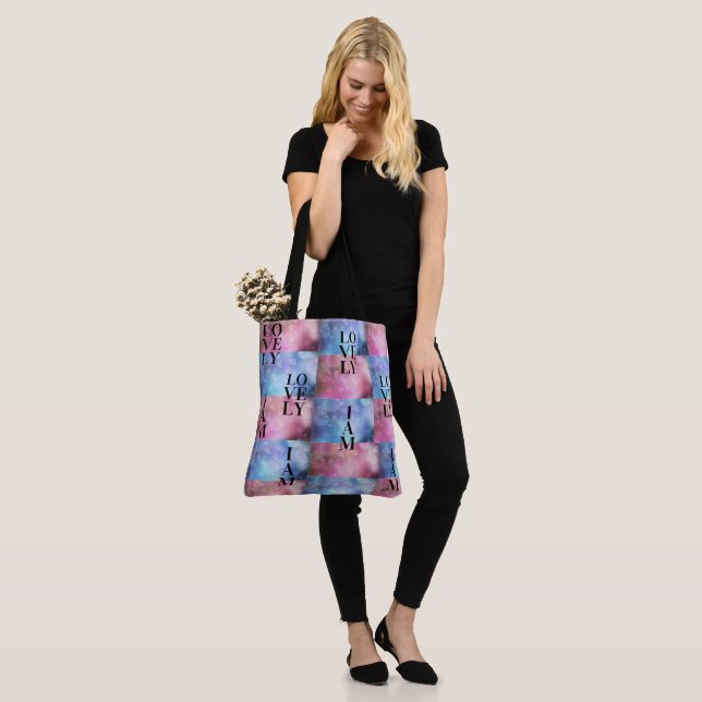 lovely lady iam  tote bag (On Model)