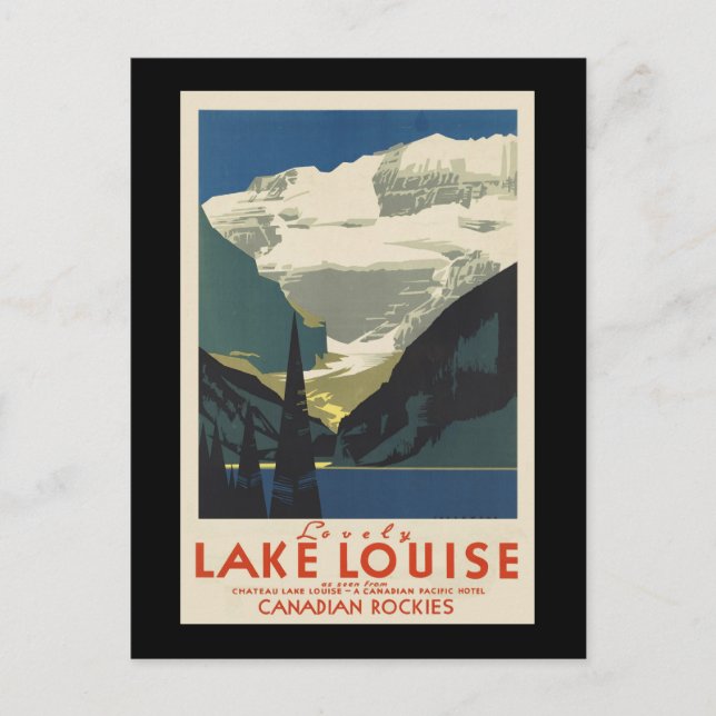 Lovely Lake Louise Postcard (Front)