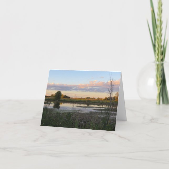 Lovely Landscape - Blank Greeting Card (Front)