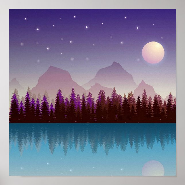 Lovely Landscape Poster (Front)