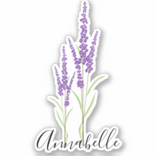 Lovely Lavender Botanical   Custom Cut