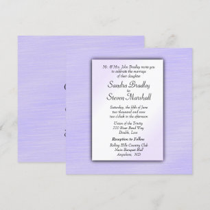 Lovely Lavender Faire-part de mariage
