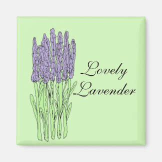 Lovely Lavender Magnet