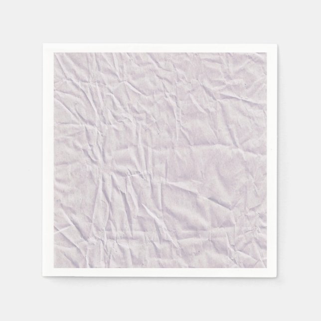 Lovely lavender napkins with a crinkled design (Front)