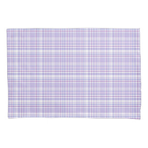 Lovely Lavender Plaid Pillowcase