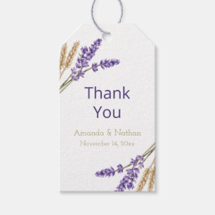 Lovely Lavender & Wheat Gift Tags