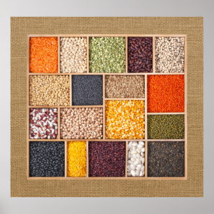 Lovely Legumes Poster - SRF