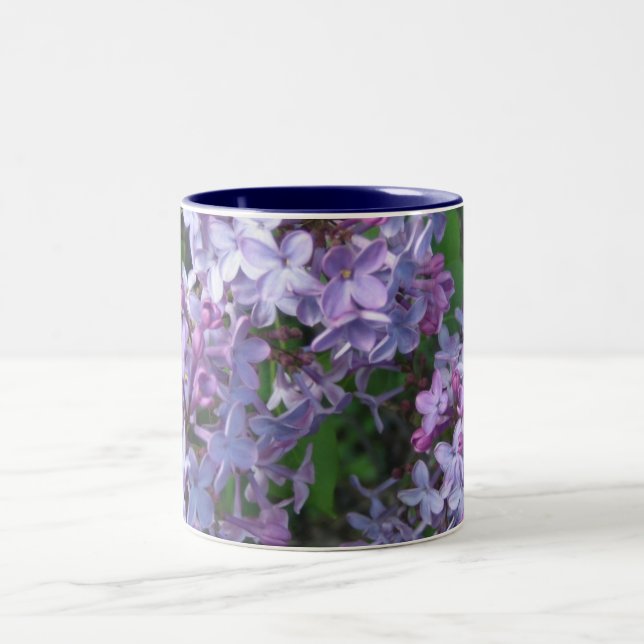 lovely lilac Two-Tone coffee mug (Center)