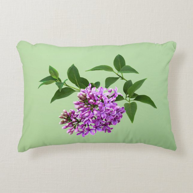 Lovely Lilacs Accent Pillow (Front)