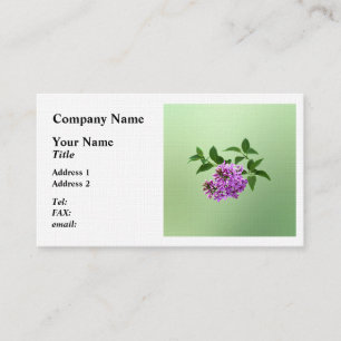 Lovely Lilacs Business Card