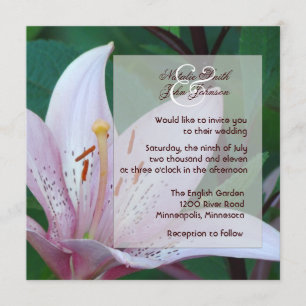 Lovely Lilly Wedding Invitation