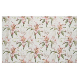 Lovely Lily pattern Fabric