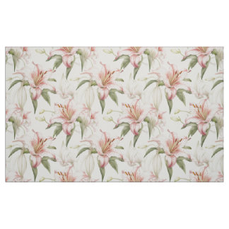 Lovely Lily pattern Fabric