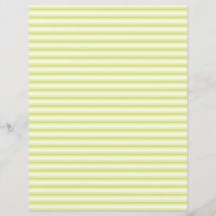 Lovely Lime Green Striped Scrapbook Paper