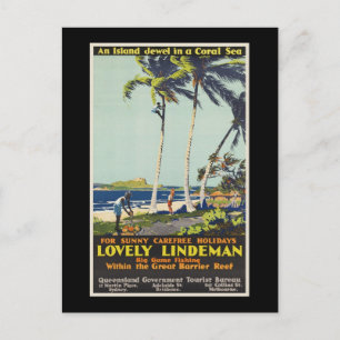 Lovely Lindeman Great Barrier Reef Postcard