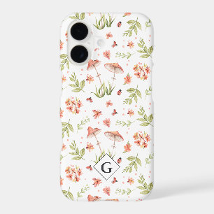 Lovely Little Ladybugs Floral   Monogram