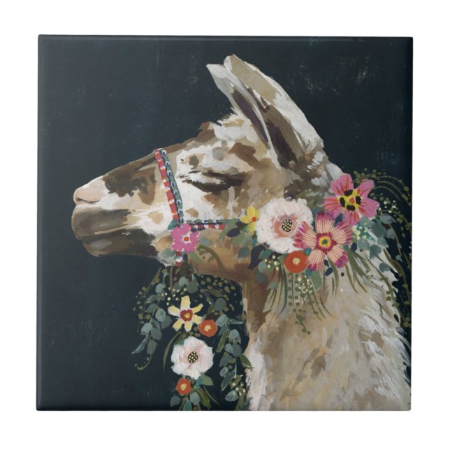 Lovely Llama Tile (Front)