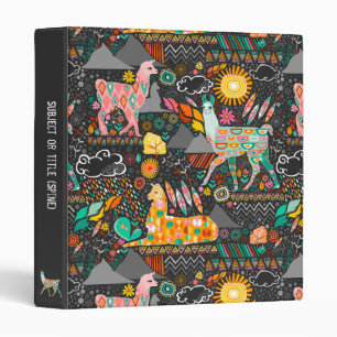 Lovely Llamas Custom Binder