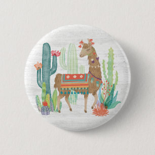 Lovely Llamas III 2 Inch Round Button