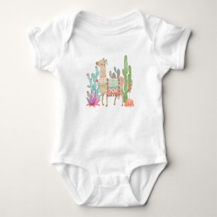 Lovely Llamas IV Baby Bodysuit