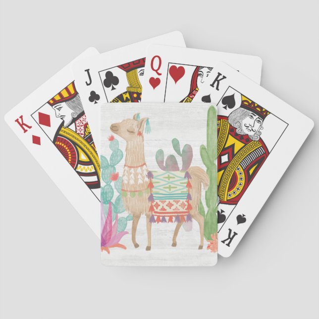 Lovely Llamas IV Playing Cards (Back)