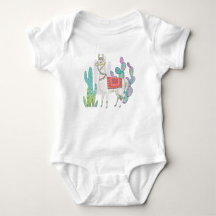 Lovely Llamas V Baby Bodysuit