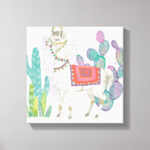 Lovely Llamas V Canvas Print