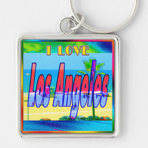 "Lovely Los Angeles 2" Keychain