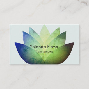 Lovely Lotus Flower Business Card